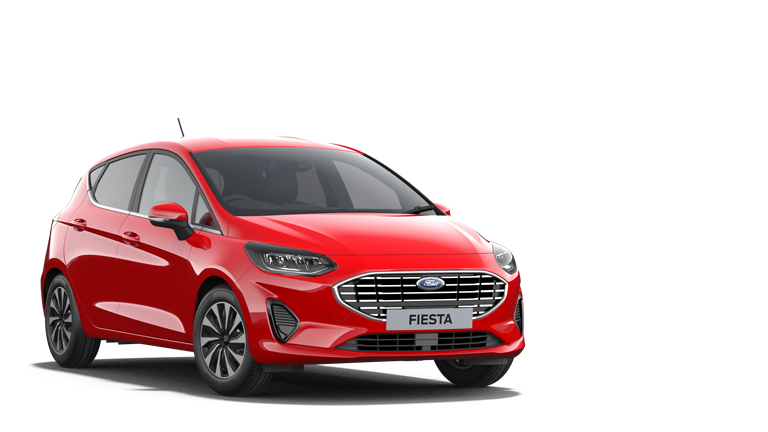FIESTA Titanium 5 Door in Race Red